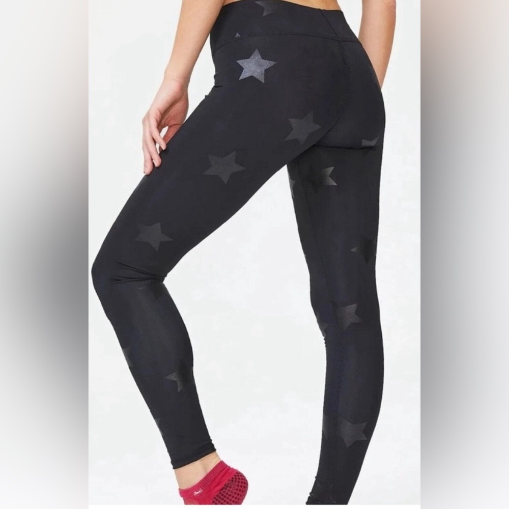 Black Star Print Leggings